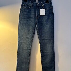 NWT Toteme High-rise straight-leg jeans